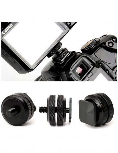 Hot Shoe Mount with 1/4 -20 Tripod Screw Adapter