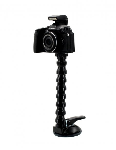 Suction Cup with Flexible Arm 1/4 Inch Thread for Camera -20 cm
