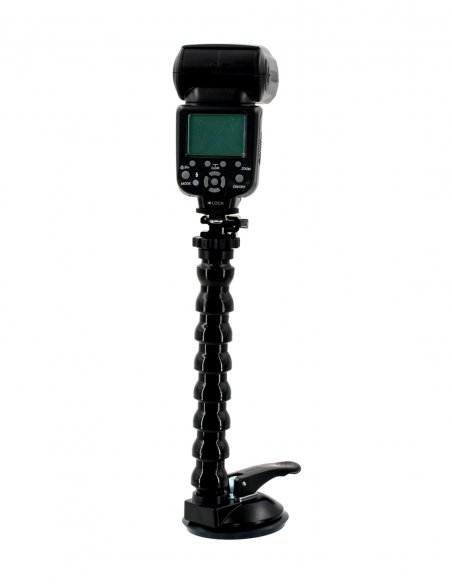 Suction Cup with Flexible Arm 1/4 Inch Thread for Camera -20 cm