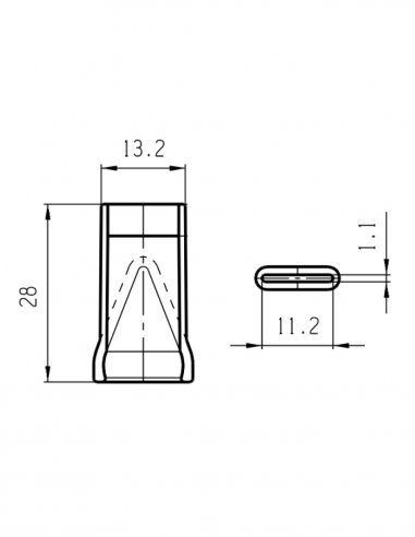 Boquilla Plana 11 x 1mm