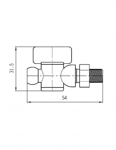 Grifo con rosca macho 1/8 NPT