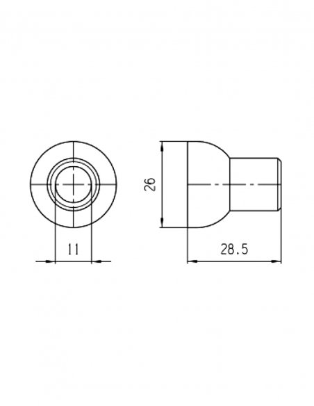 Round Nozzle ID 11 mm