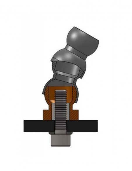 1/2 Fixed Mount M8 Threaded