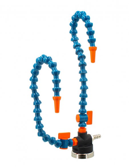 Base Magnétique avec 2 Tuyau Flexibles Articulè 1/4