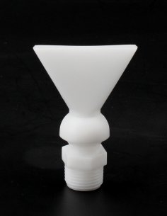 Flare Nozzle 50 X 2 mm with 3/8 NPT Connector
