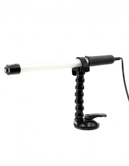 Ventosa con Brazo Flexible y Portalámparas Universal
