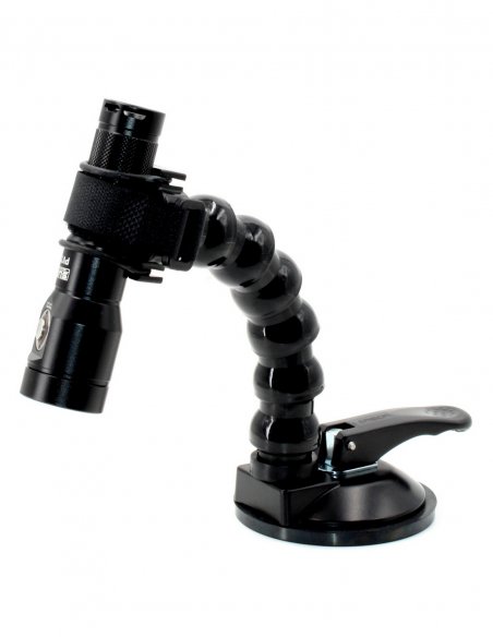 Ventosa con Brazo Flexible y Portalámparas Universal
