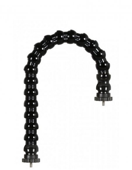 Braccio Flessibile Doppio Filetto Maschio Fotografico 1/4-20 UNC con Ghiera Lung 45 cm