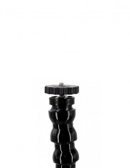 Braccio Flessibile Doppio Filetto Maschio Fotografico 1/4-20 UNC con Ghiera Lung 45 cm
