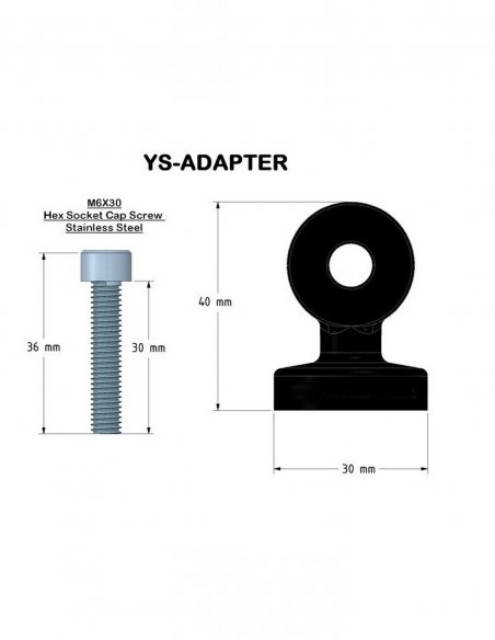 Base Ys Tornillo M6