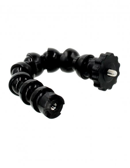 Brazo Flexible 1/2 Rosca Hembra 1/4 Unc y Rosca Macho 1/4 Unc con Arandela de Seguridadde Trípode Long 18 cm