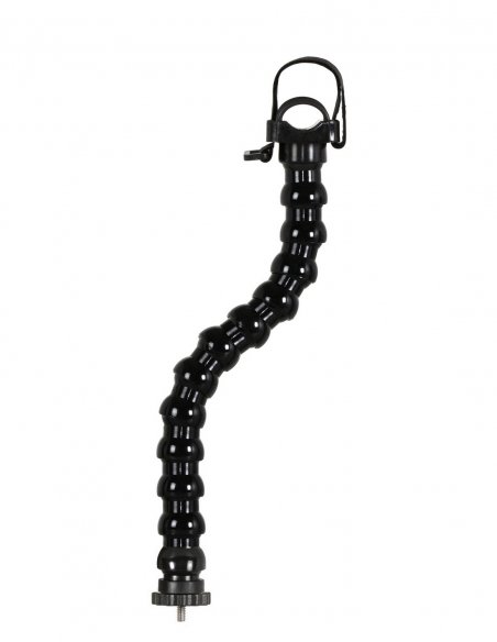 Braccio Flessibile Supporto Lampade  Filetto Maschio 1/4-20 Fotografico con Ghiera di Bloccaggio - 35 cm