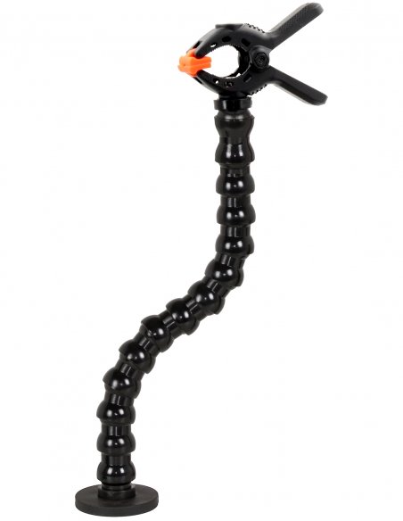 Flexible Arm with Spring Clamp and Magnet Base - 12 Segments