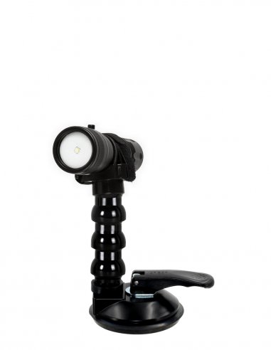 Suction Cup with Flexible Arm Light Mount - 14 cm