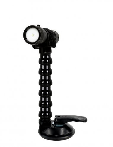 Suction Cup with Flexible Arm Light Mount - 20 cm