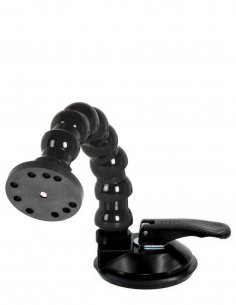 Brazo Flexible con Placa Base Redonda y Ventosa - 20 cm