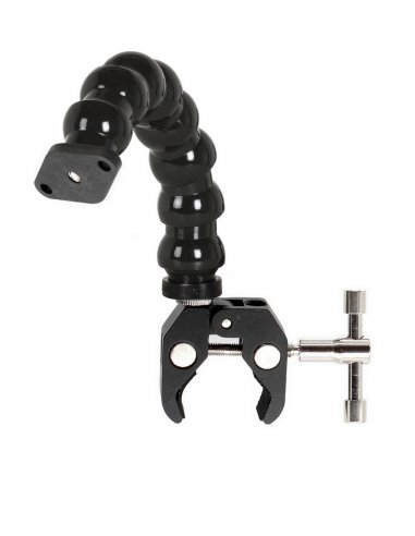 Flexible Arm with Plate Diamond and Clamp - 20 cm