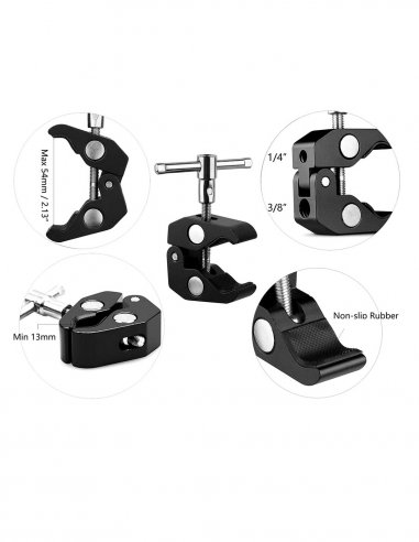 3/4 Flexible Arm 6 Segments with Mini Clamp and...