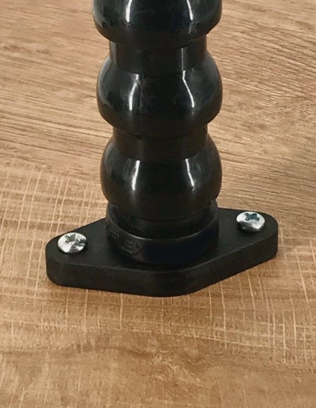 Flexible Arm With Plate Diamond and 1/4 Tripod Screw with Flange Disc Female Thread 35 cm