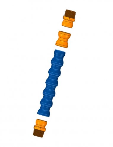 Coolant Hose Double Connector 3/4 NPT