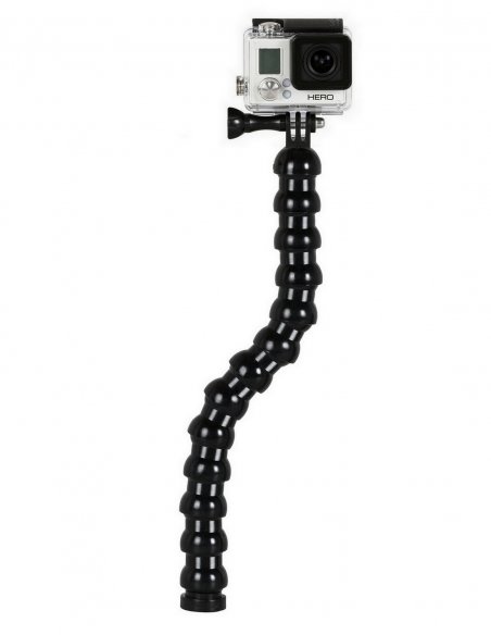 Braccio Flessibile Supporto Action Cam per GoPro DJI Osmo Filetto Femmina  1/4-20 UNC Passo Fotografico - 35 cm