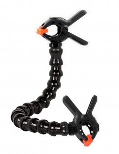Bras Flexible avec Double Pince en Plastique - 12 Segments