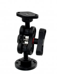 Soporte Universal Doble Bola con Placa Redonda y Placa...