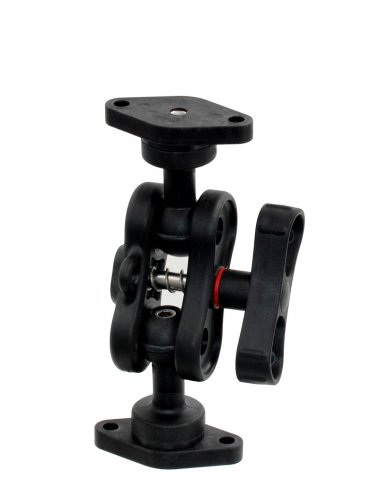 Universal Mount Double Ball with Plate Diamond