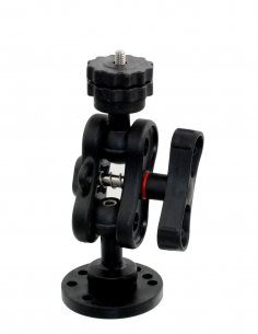 Soporte Universal Doble Bola con Placa Redonda y Bola con...