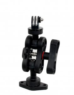 Supporto Universale Doppia Sfera con Piastra a Rombo e...
