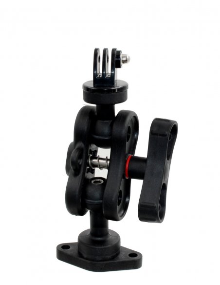Support Universel à Double Boule avec Plaque Diamond et Adaptateur Caméra GoPro