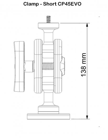 Universelle Unterstützung Doppelkugel mit Basisplatte Rund und Kugelstück 25 mm 1/4 UNC Gewinde Fotografischer Schraube