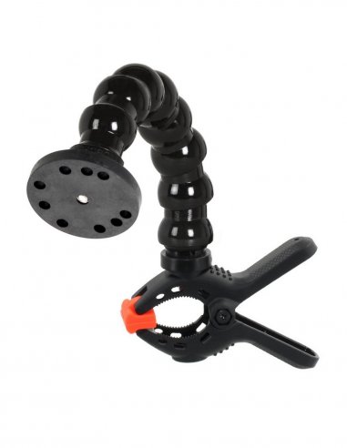 Bras Flexible avec Plaque Base Ronde et Pince...