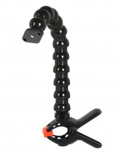 Flexible Arm with Plate Diamond and Spring Clamp 40 mm -...