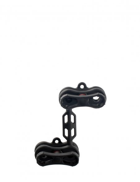 Kit Brazo Doble Abrazadera 12 cm