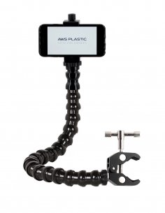 Flexibler Arm mit Handyhalter und Mini-Klemme – 17 Module