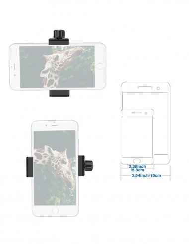 Flexible Arm Phone Holder with Table Clamp - 12...