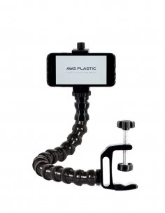 Bras Flexible avec Support de Téléphone et Pince de Table...