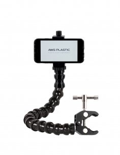 Braccio Flessibile Supporto Telefono con Mini Morsetto -...