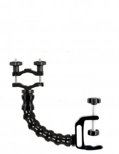 Flexible Arme mit Tischklemme und Schlauchklemme - 20 cm