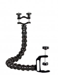 Flexible Arme mit Tischklemme und Schlauchklemme - 45 cm