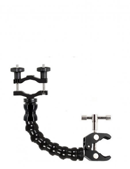 Bras Flexible avec Collier de Serrage et Mini Pince - 20 cm