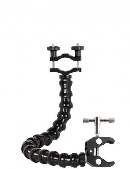 Bras Flexible avec Collier de Serrage et Mini Pince - 35 cm