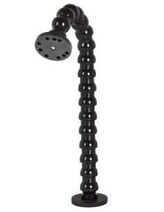 Braccio Flessibile Piastra Tonda con Base Magnetica - 45 cm