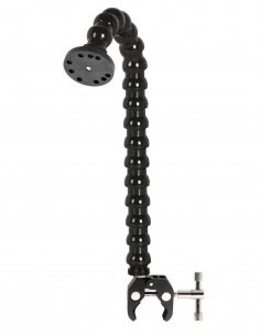 Flexibler Arm mit Basisplatte und Klemme - 45 cm