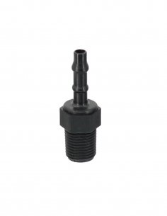 Raccord Polypropylene Cannelés 1/8 BSPT Ø 4 mm