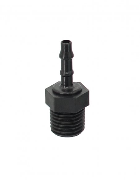 Raccord Polypropylene Cannelés 1/4 BSPT Ø 4 mm