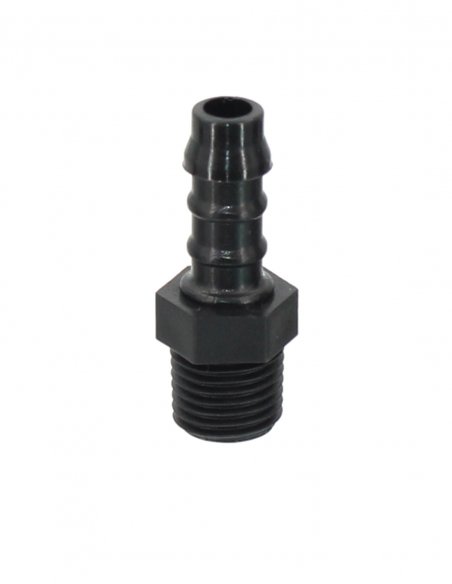 Polypropylene Barb Fitting 1/4 BSPT Ø 8 mm
