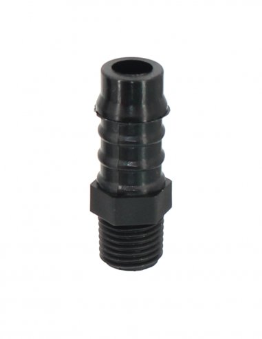 Polypropylene Barb Fitting 1/4 BSPT Ø 12 mm