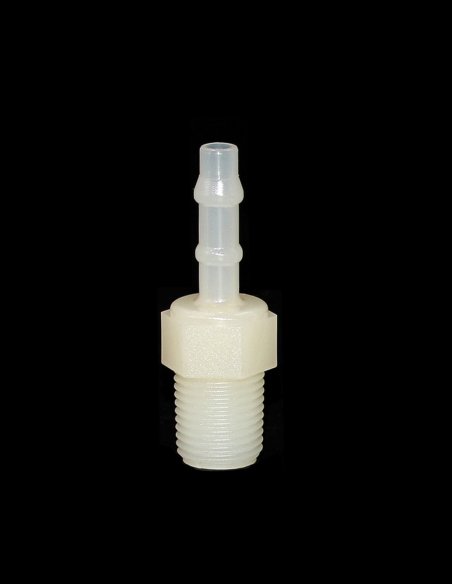 Raccord Polyketone Cannelés 1/8 BSPT Ø 4 mm